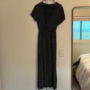 Abercrombie polka dot midi dress